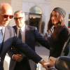 George Clooney et sa femme Amal Alamuddin arrivent à leur hôtel à Rome, le 29 mai 2016