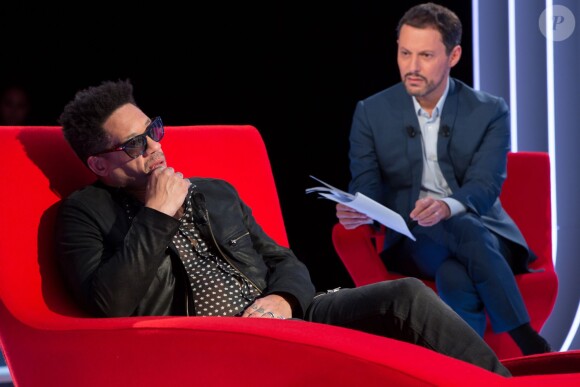 Exclusif - Enregistrement de l'émission "Le Divan" présentée par Marc-Olivier Fogiel avec JoeyStarr en invité. Le 13 mai 2016 © Romuald Meigneux / Bestimage