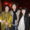 Exclusif - Anny Duperey avec son fils Gaël Giraudeau et sa compagne Anne Auffret - Générale de la pièce "A torts et à raison" au théâtre Hébertot à Paris le 25 janvier 2016. © Coadic Guirec/Bestimage