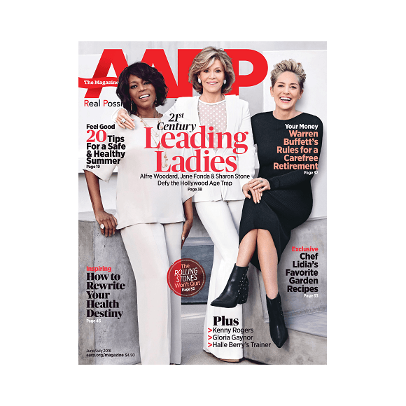 Couverture du numéro juin/juillet d'AARP