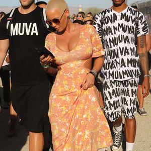 Amber Rose lors du 3ème jour du festival de musique Coachella en Californie, le 17 avril 2016