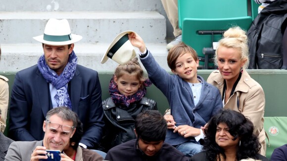 Elodie Gossuin câline avec ses jumeaux adorables à Roland-Garros !