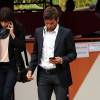 Nolwenn Leroy et son compagnon Arnaud Clément Monte-Carlo Rolex Masters 2016, le jour de la finale, au Monte-Carlo Country-Club à Roquebrune-Cap-Martin, le 17 avril 2016. © Bruno Bebert/Bestimage