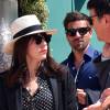 Nolwenn Leroy et son fiancé Arnaud Clément lors du tournoi de tennis "Monte Carlo Rolex Masters 2016". Le 16 avril 2016 © Bruno Bébert / Bestimage