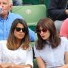 Karine Ferri et Nolwenn Leroy dans les tribunes lors du Tournoi de Roland-Garros à Paris, le 27 mai 2016. © Cyril Moreau/Bestimage