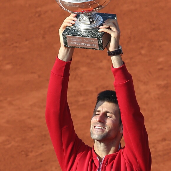 Novak Djokovic remporte les Internationaux de France de tennis de Roland Garros face à Andy Murray le 5 Juin 2016. © Jacovides - Moreau /Bestimage