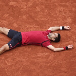 Novak Djokovic remporte les Internationaux de France de tennis de Roland Garros face à Andy Murray le 5 Juin 2016. © Jacovides - Moreau /Bestimage
