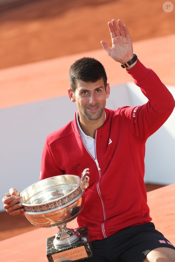 Novak Djokovic - Novak Djokovic remporte les Internationaux de France de tennis de Roland Garros face à Andy Murray le 5 Juin 2016. © Jacovides - Moreau /Bestimage