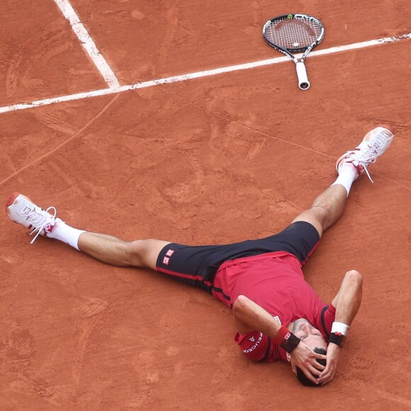 Novak Djokovic remporte les Internationaux de France de tennis de Roland Garros face à Andy Murray le 5 Juin 2016. © Jacovides - Moreau /Bestimage