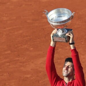 Novak Djokovic remporte les Internationaux de France de tennis de Roland Garros face à Andy Murray le 5 Juin 2016. © Jacovides - Moreau /Bestimage