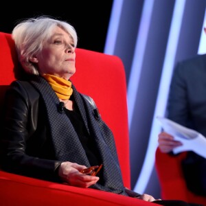 Exclusif -  Enregistrement de l'émission "Le Divan" présentée par Marc-Olivier Fogiel avec Françoise Hardy en invitée, le 29 janvier 2016. © Dominique Jacovides / Bestimage