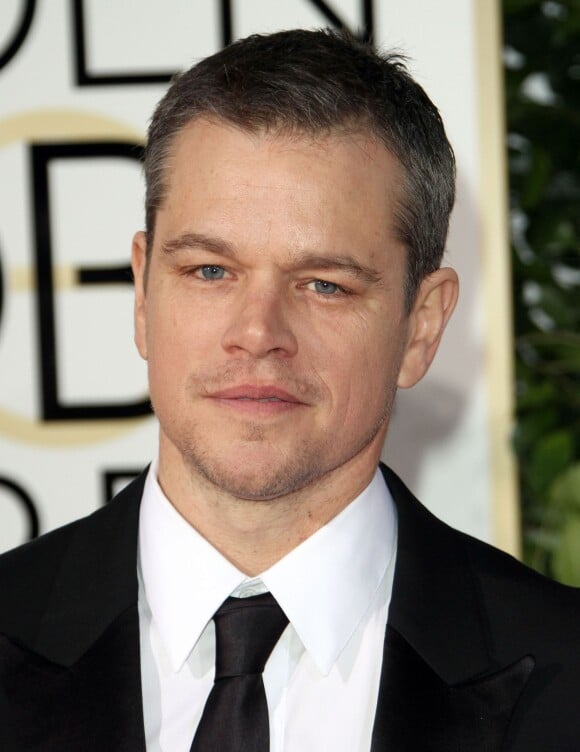 Matt Damon à La 73ème cérémonie annuelle des Golden Globe Awards à Beverly Hills, le 10 janvier 2016.