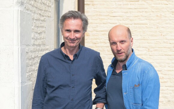 Thierry Lhermitte et Thomas Vincent à la conférence de presse du film La nouvelle vie de Paul Sneijder à Lille le 26 mai 2016. © Stéphane Vansteenkiste / Bestimage