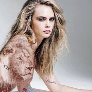 Cara Delevingne pose nue pour une campagne contre le braconnage "I'm Not a Trophy". New York, le 1er juin 2016.