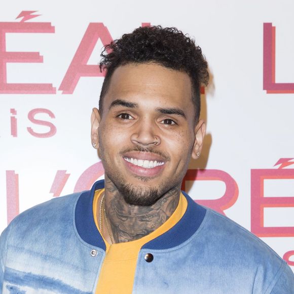 Chris Brown à la soirée "L'Oréal Paris Red Obsession Party" à Paris, le 8 mars 2016. © Olivier Borde/Bestimage