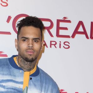 Chris Brown à la soirée "L'Oréal Paris Red Obsession Party" à Paris, le 8 mars 2016. © Olivier Borde/Bestimage