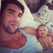 Michael Phelps papa : Un tendre cliché avec bébé !