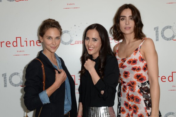 Exclusif - Ophélie Meunier, Laetitia Cohen Skalli (fondatrice de Redline), Victoria Olloqui - Soirée des 10 ans du joaillier Redline à Paris, le 7 juin 2016. © Rachid Bellak/Bestimage