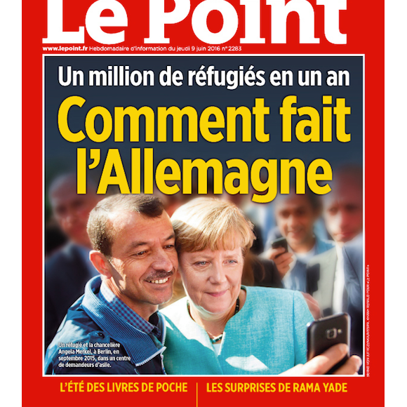Couverture du Point du 9 juin 2016.