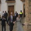 Photo des invités au mariage de Lady Charlotte Wellesley et Alejandro Santo Domingo le 28 mai 2016 en l'église Notre-Dame de l'Incarnation à Illora, près de Grenade en Espagne.