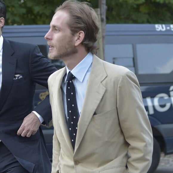 Andrea Casiraghi à la soirée organisée à Grenade à la veille du au mariage de Lady Charlotte Wellesley et Alejandro Santo Domingo le 27 mai 2016.
