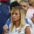 Fiona Cabaye - Les femmes des joueurs de l'équipe de France assistent au match France - Equateur à Rio de Janeiro au Brésil le 25 juin 2014.