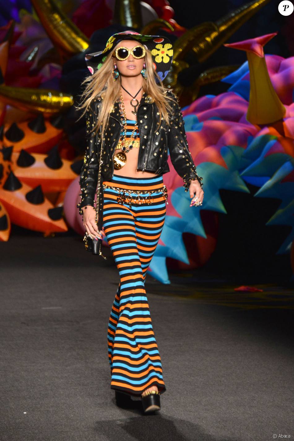 Romee Strijd lors du défilé Made LA: Moschino à Los Angeles, le 10 juin