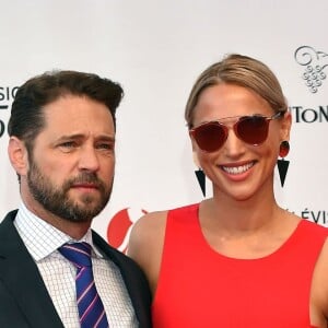 Jason Priestley et sa femme Naomi Lowde - Cérémonie d'ouverture du 56ème Festival de télévision de Monte-Carlo, le 12 juin 2016. © Bruno Bebert/Bestimage  Opening ceremony of the 56th Monte Carlo Television Festival, in Monaco, on June, 12th 2016.12/06/2016 - Monte-Carlo