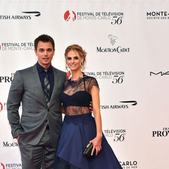 Kelly Kruger et son mari Darin Brooks - Cérémonie d'ouverture du 56ème Festival de télévision de Monte-Carlo, le 12 juin 2016. © Bruno Bebert/Bestimage  Opening ceremony of the 56th Monte Carlo Television Festival, in Monaco, on June, 12th 2016.12/06/2016 - Monte-Carlo