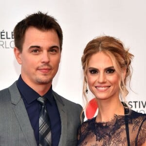 Kelly Kruger et son mari Darin Brooks - Cérémonie d'ouverture du 56ème Festival de télévision de Monte-Carlo, le 12 juin 2016. © Bruno Bebert/Bestimage  Opening ceremony of the 56th Monte Carlo Television Festival, in Monaco, on June, 12th 2016.12/06/2016 - Monte-Carlo