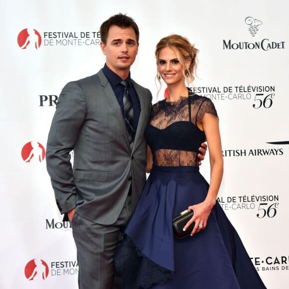 Kelly Kruger et son mari Darin Brooks - Cérémonie d'ouverture du 56ème Festival de télévision de Monte-Carlo, le 12 juin 2016. © Bruno Bebert/Bestimage  Opening ceremony of the 56th Monte Carlo Television Festival, in Monaco, on June, 12th 2016.12/06/2016 - Monte-Carlo