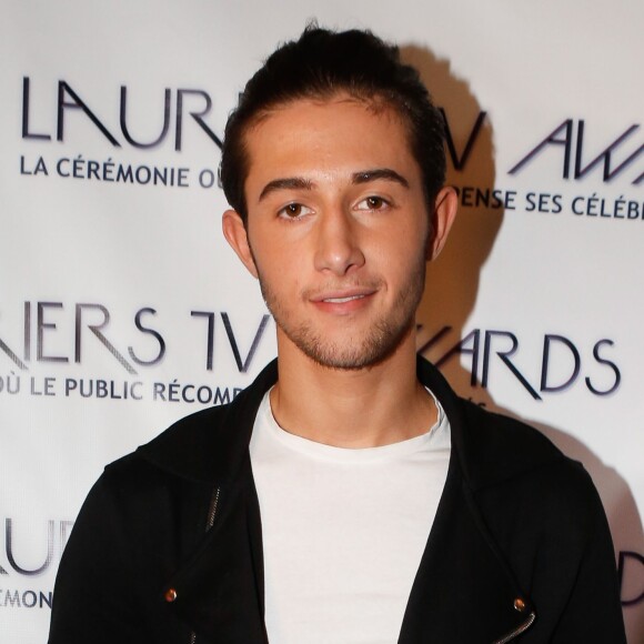 Tarek Benattia (frère de Nabilla Benattia) - Conférence de presse des "Lauriers TV Awards 2015" au restaurant "Aux trois Nagas" à Paris le 2 décembre 2014. La cérémonie a eu lieu le 6 janvier 2015.