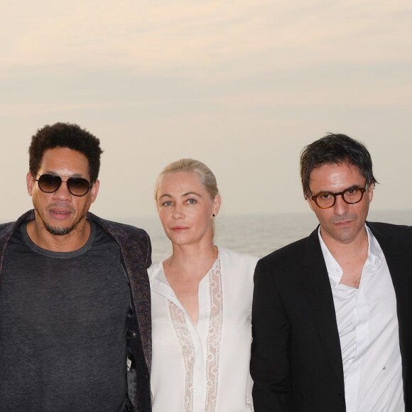 Éric Reinhardt, JoeyStarr (Joey Starr), Emmanuelle Béart (Présidente du jury), Samuel Benchetrit et Céline Sciamma - Dîner d'ouverture au profit de l'association "Enfants du soleil" pendant le 30ème Festival du film de Cobourg en France le 9 juin 2016. © Coadic Guirec/Bestimage