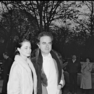 GUY BEART ET SA FILLE EMMANUELLE LORS DE LA SOIREE DES "BEST" EN 1983