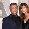 Sylvester Stallone et sa femme Jennifer Flavin - Arrivées à la 88e cérémonie des Oscars à Los Angeles le 28 février 2016.