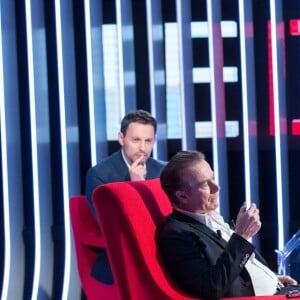 Exclusif - Enregistrement de l'émission "Le Divan" présentée par Marc-Olivier Fogiel avec Franck Dubosc en invité, qui sera diffusée le 17 juin sur France 3. Le 14 février 2016 © Cyril Moreau / Bestimage