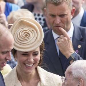 Kate Middleton et le prince William ont pris part à la garden party annuelle du secrétaire d'Etat pour l'Irlande du Nord au château de Hillsborough à Belfast le 14 juin 2016