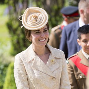 Kate Middleton et le prince William ont assisté à la garden party annuelle du secrétaire d'Etat pour l'Irlande du Nord au château de Hillsborough à Belfast le 14 juin 2016