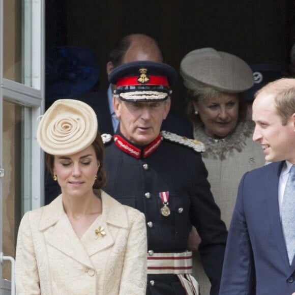 Kate Middleton et le prince William ont assisté à la garden party annuelle du secrétaire d'Etat pour l'Irlande du Nord au château de Hillsborough à Belfast le 14 juin 2016