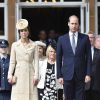 Kate Middleton et le prince William ont assisté à la garden party annuelle du secrétaire d'Etat pour l'Irlande du Nord au château de Hillsborough à Belfast le 14 juin 2016