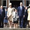 Kate Middleton et le prince William ont assisté à la garden party annuelle du secrétaire d'Etat pour l'Irlande du Nord, Theresa Villiers, au château de Hillsborough à Belfast le 14 juin 2016
