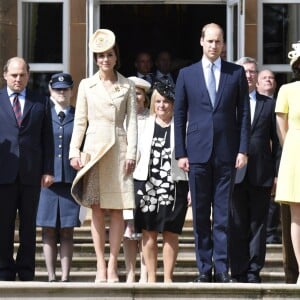 Kate Middleton et le prince William ont assisté à la garden party annuelle du secrétaire d'Etat pour l'Irlande du Nord, Theresa Villiers, au château de Hillsborough à Belfast le 14 juin 2016