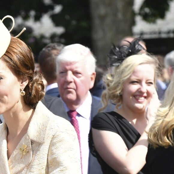 Kate Middleton et le prince William ont assisté à la garden party annuelle du secrétaire d'Etat pour l'Irlande du Nord au château de Hillsborough à Belfast le 14 juin 2016