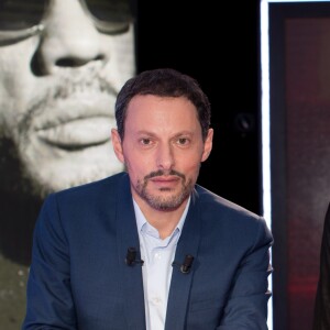 Exclusif - Enregistrement de l'émission "Le Divan" présentée par Marc-Olivier Fogiel avec JoeyStarr en invité, qui sera diffusée le 31 mai sur France 3. Le 13 mai 2016 © Romuald Meigneux / Bestimage