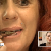 Cristina Cordula face à Annick (52 ans) et ses problèmes de maquillage dans "Nouveau look pour une nouvelle vie", le 16 juin 2016.