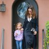 Jessica Alba emmène sa fille Haven chez le médecin à Los Angeles, le 25 mai 2016.