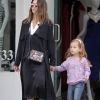 Jessica Alba emmène sa fille Haven chez le médecin à Los Angeles, le 25 mai 2016.