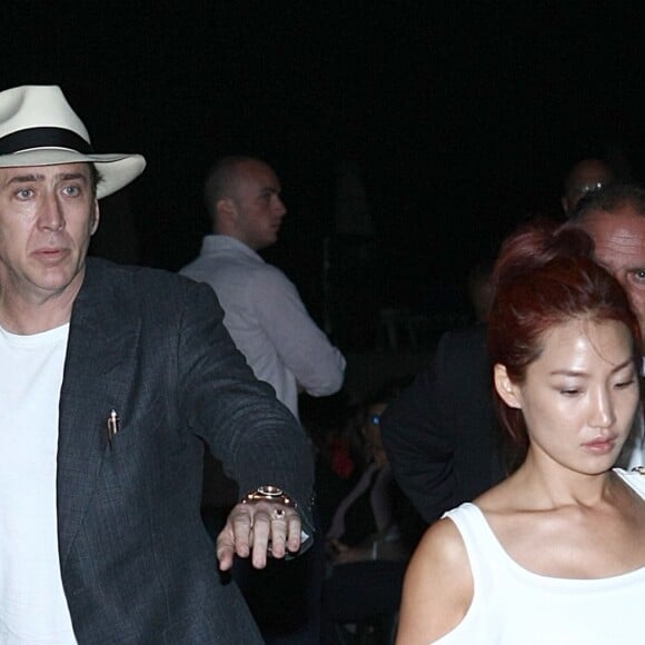 Nicolas Cage et Alice Kim au festival 2013 Film&Music a Naples en Italie, le 19 juillet 2013