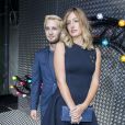 Hopper Jack Penn (Fils de Sean Penn et Robin Wright) et sa compagne Uma von Wittkamp au défilé Dior Homme prêt-à-porter masculin printemps-été 2017 au Tennis Club de Paris, le 25 juin 2016. © Olivier Borde/Bestimage