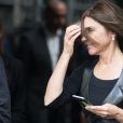 Carine Roitfeld au défilé Dior Homme prêt-à-porter masculin printemps-été 2017 au Tennis Club de Paris, le 25 juin 2016.